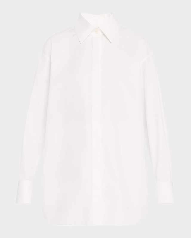 The Portrait Button-Down Cotton Shirt